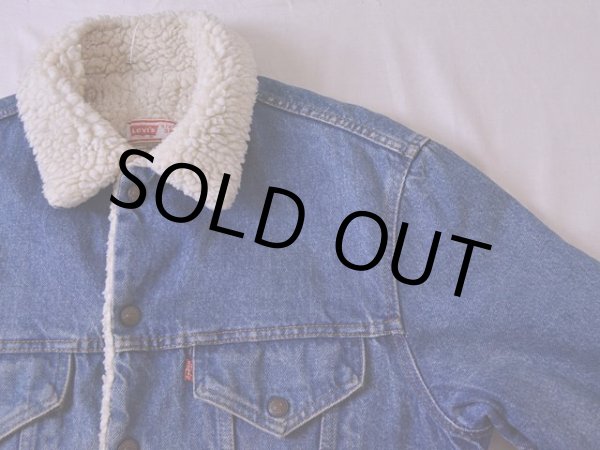 画像4: 1970s Levi's 70608デニムボアジャケット  表記38  (4)