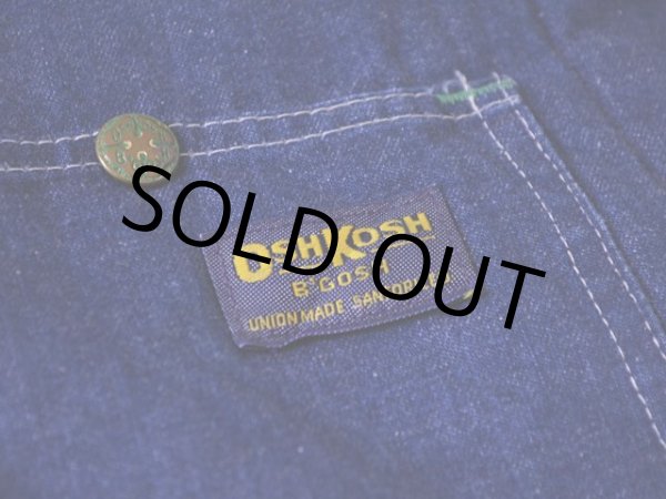 画像9: 1980s OSHKOSH 裏キルティングデニムカバーオール　 表記38  (9)