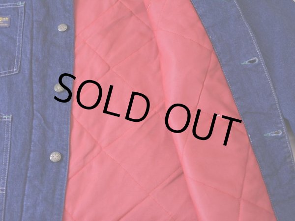 画像8: 1980s OSHKOSH 裏キルティングデニムカバーオール　 表記38  (8)