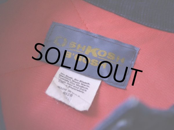 画像3: 1980s OSHKOSH 裏キルティングデニムカバーオール　 表記38  (3)