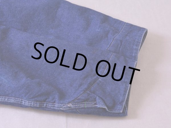 画像6: 1980s OSHKOSH 裏キルティングデニムカバーオール　 表記38  (6)