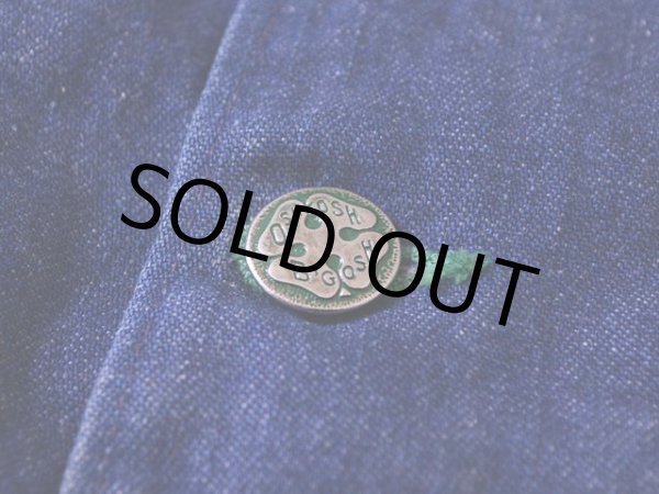 画像10: 1980s OSHKOSH 裏キルティングデニムカバーオール　 表記38  (10)