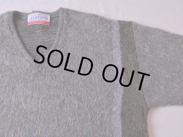 画像5: 1960s Jantzen Vネックモヘアセーター　 表記L  (5)