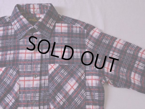 画像4: 1980s プリントネルシャツ  表記S  (4)