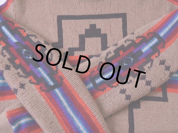 画像7: 1970s PENDLETON ネイティブ柄ウールセーター　 表記M  (7)