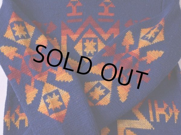 画像6: 1970s PENDLETON ネイティブ柄ウールセーター　 表記M  (6)