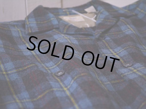 画像9: 1960s Sears ウールシャツ  表記S  (9)