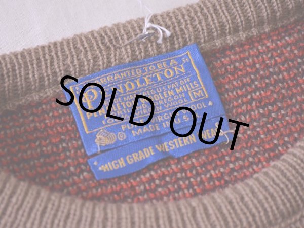 画像3: 1970s PENDLETON ネイティブ柄ウールセーター　 表記M  (3)