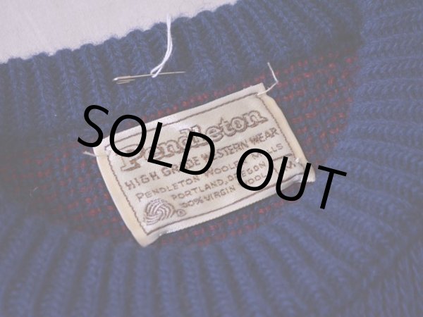 画像3: 1970s PENDLETON ネイティブ柄ウールセーター　 表記M  (3)