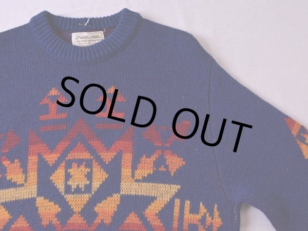 画像4: 1970s PENDLETON ネイティブ柄ウールセーター　 表記M  (4)