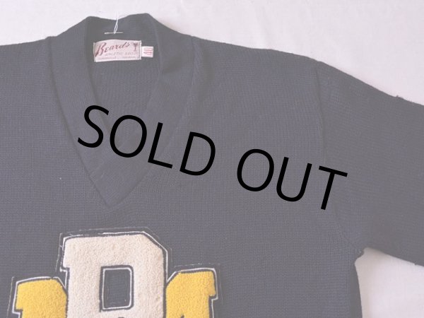 画像5: 〜1950s Beard's レタードセーター　 表記40  (5)