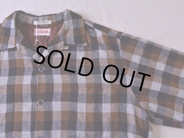 画像4: 1960s McGREGOR ウールレーヨンシャツ  表記M  (4)