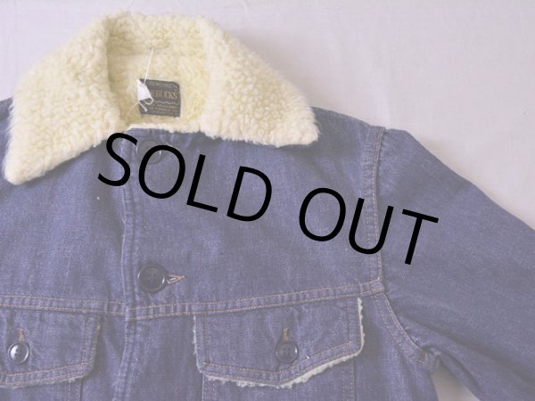 画像4: 1970s Sears ROEBUCKS デニムボアランチコート  表記34-R  (4)