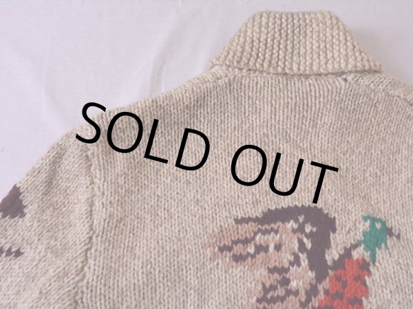 画像7: 1950s〜 ハンティング柄カウチンセーター　 実寸M  (7)