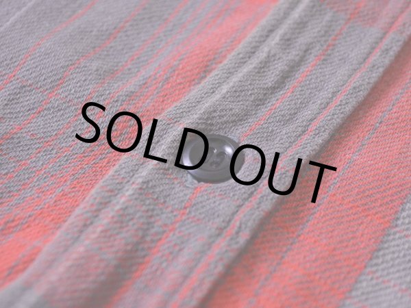 画像8: 1950s〜 BIG SMITH マチ付きヘビーネルシャツ　 実寸SM  (8)