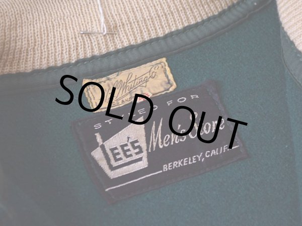 画像3: 〜1950s H.L.Whiting オールメルトンスタジャン　 表記44  (3)