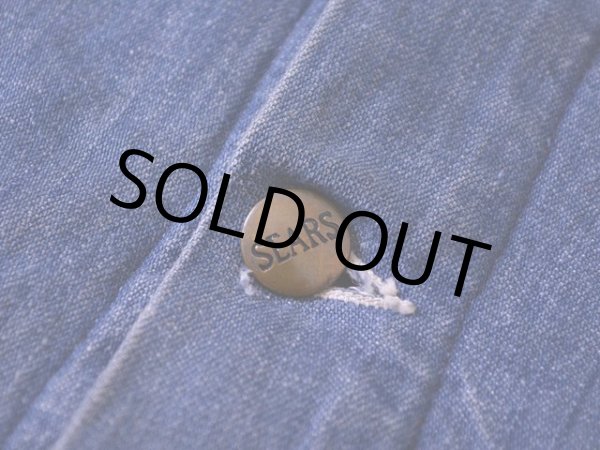 画像8: 1970s-80s Sears ブランケット付きデニムカバーオール  表記L  (8)