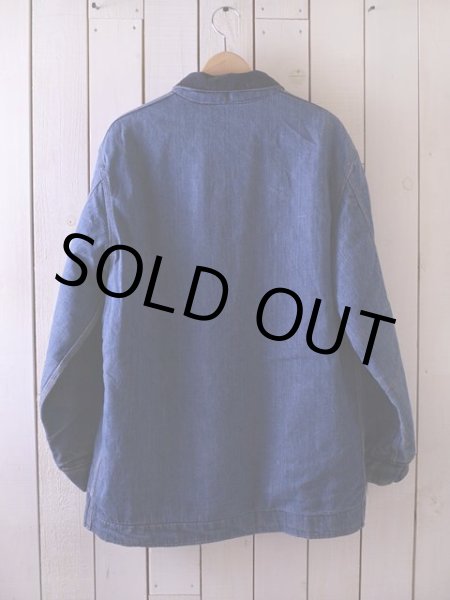 画像2: 1970s-80s Sears ブランケット付きデニムカバーオール  表記L  (2)