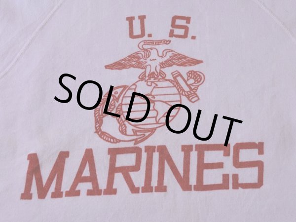 画像6: 1960s U.S.MARINES 染み込みプリントスウェット　 実寸SM  (6)