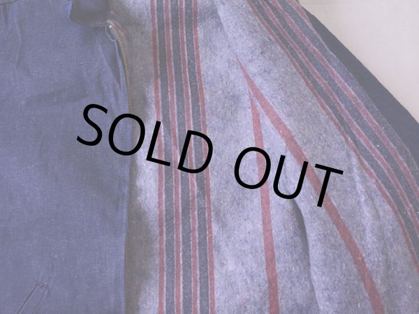 画像8: 1970s BIG SMITH ブランケット付きデニムワークジャケット　 DEAD STOCK!!　 表記M  (8)