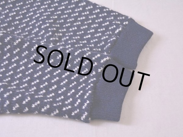 画像5: 1980s L.L.Bean バーズアイウールニットカーディガン  表記ladies L  (5)