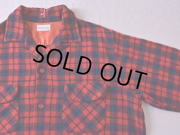 画像5: 〜1960s  HughesHatcherSuffrin ウールシャツ　 表記M  (5)