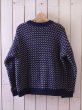 画像2: 1980s L.L.Bean バーズアイウールニットカーディガン　 表記ladies L  (2)