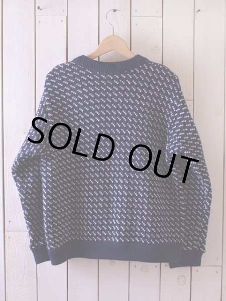 画像2: 1980s L.L.Bean バーズアイウールニットカーディガン  表記ladies L  (2)