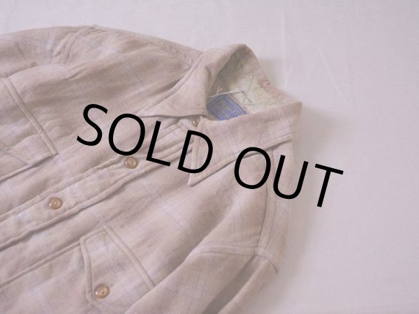 画像13: 1950s PENDLETON オンブレウールシャツ　 表記14 1/2  (13)