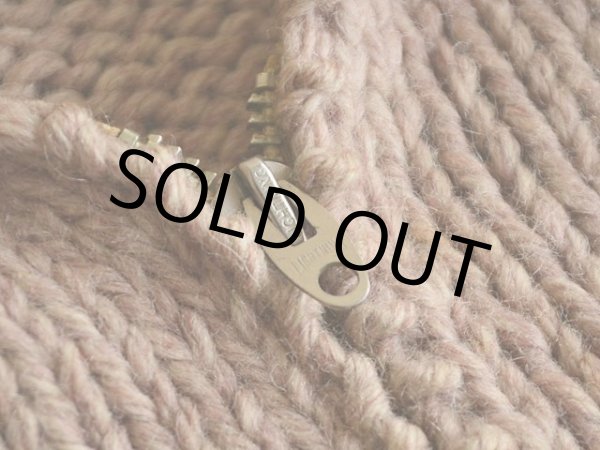 画像4: 1960s ダイヤ柄カウチンセーター　 実寸M  (4)