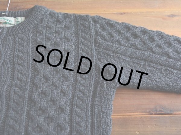 画像6: ARAN CRAFTS フィッシャーマンニットカーディガン　 MADE IN IRELAND　 表記ladies M  (6)