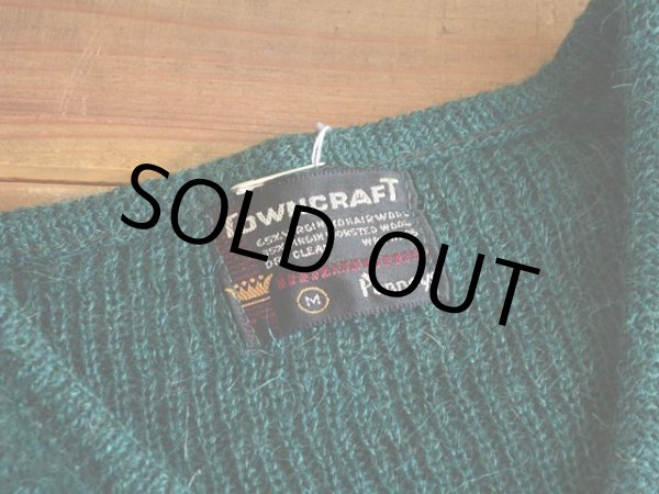 画像4: 1960s〜 TOWNCRAFT Vネックモヘアセーター  表記M  (4)