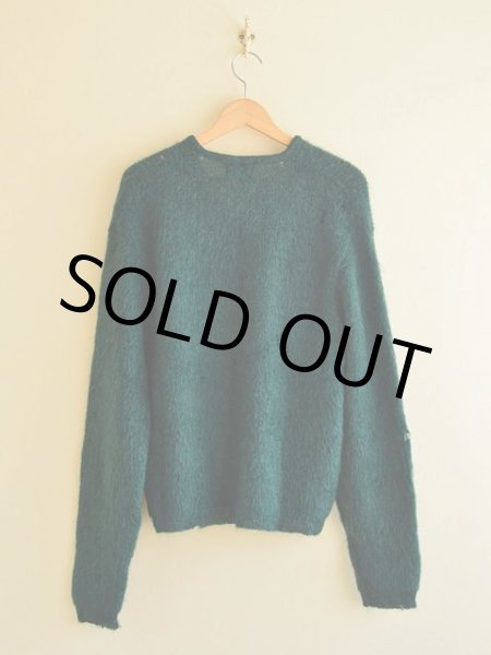 画像3: 1960s〜 TOWNCRAFT Vネックモヘアセーター  表記M  (3)