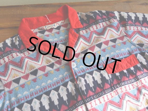 画像4: 1960s BRENT 総柄パジャマシャツ  表記M  (4)