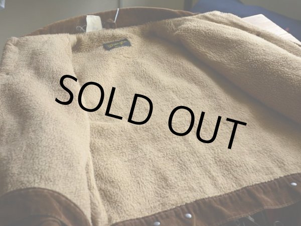 画像9: 1970s Wrangler コーデュロイボアランチジャケット  実寸38  (9)