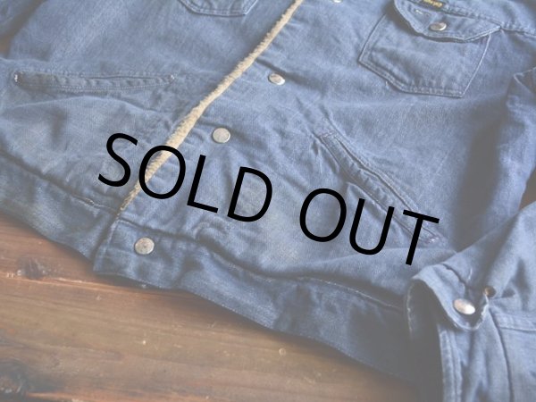 画像7: 1970s Wrangler デニムボアジャケット  表記42  (7)