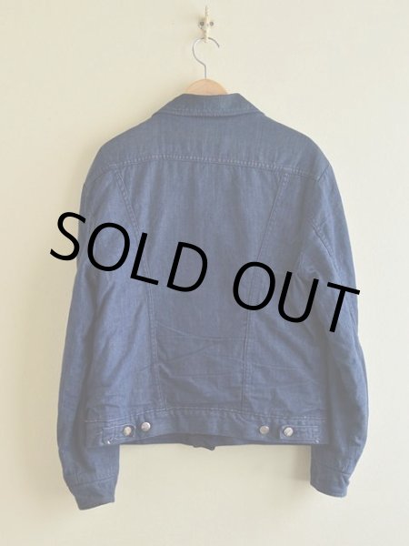 画像2: 1970s Wrangler デニムボアジャケット  表記42  (2)