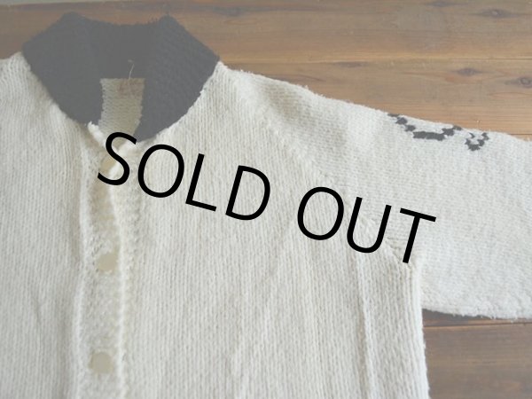 画像4: 1960s〜 ダンシングカウボーイ柄カウチンセーター　 実寸M  (4)