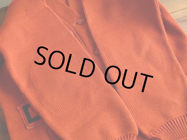 画像10: 1940s Allion Award Sweater レタードカーディガン　 実寸36  (10)