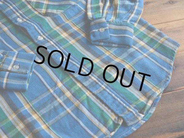 画像6: 1970s KLONDIKE ヘビーネルシャツ　 表記14 1/2  (6)