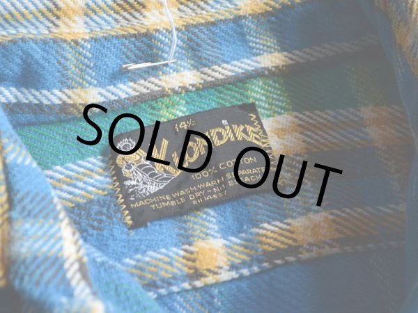 画像3: 1970s KLONDIKE ヘビーネルシャツ　 表記14 1/2  (3)