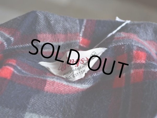 画像3: 1950s〜 Wingsプリントネルガウン　 表記M  (3)