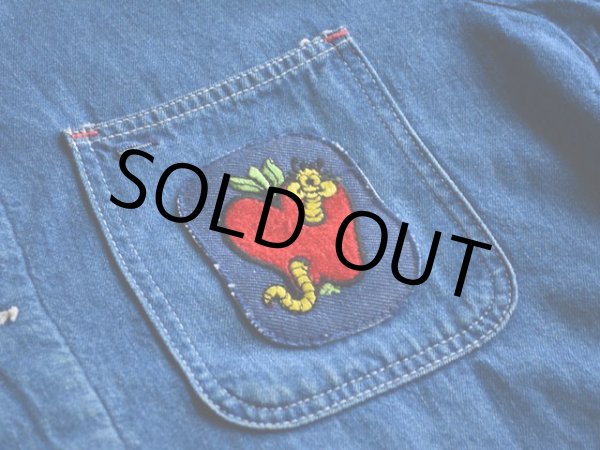 画像5: 1970s Wrangler ブランケット付きデニムカバーオール  表記40  (5)