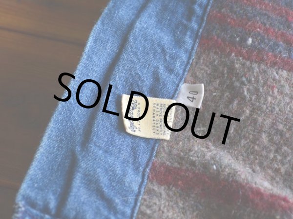 画像3: 1970s Wrangler ブランケット付きデニムカバーオール  表記40  (3)