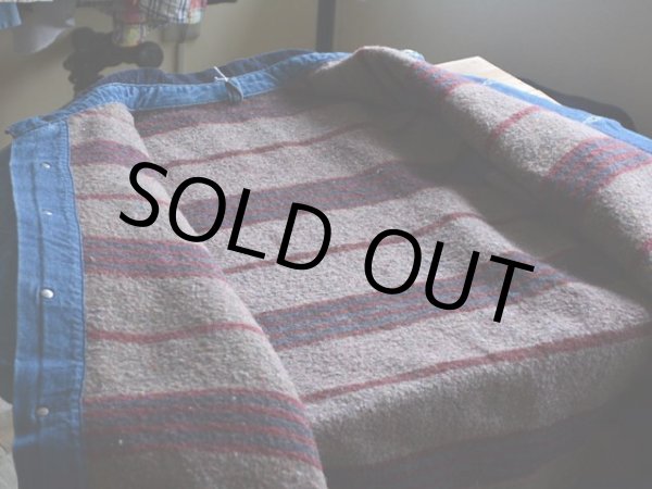 画像8: 1970s Wrangler ブランケット付きデニムカバーオール  表記40  (8)