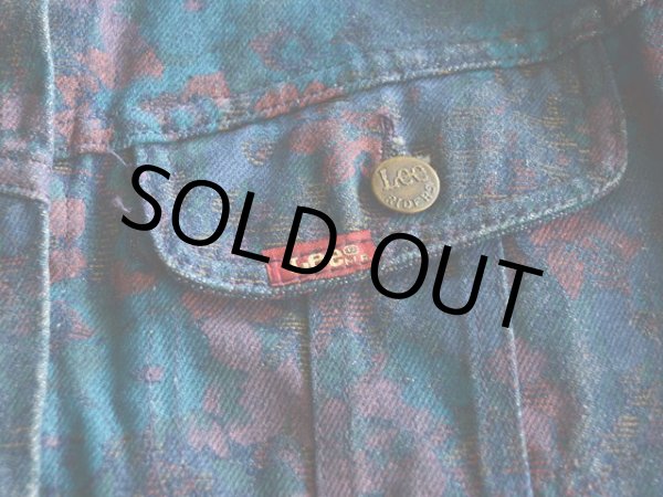 画像6: 1980s Lee 総柄デニムジャケット  表記11/12  (6)