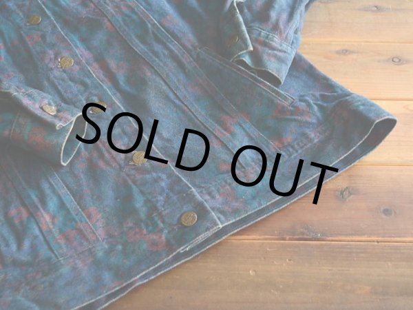 画像5: 1980s Lee 総柄デニムジャケット  表記11/12  (5)