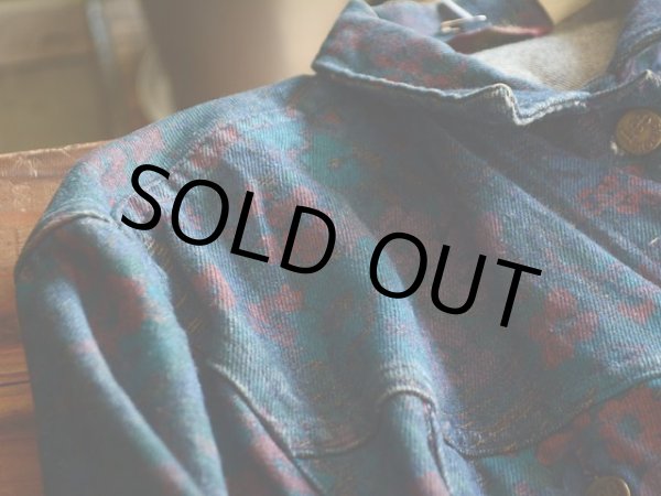 画像7: 1980s Lee 総柄デニムジャケット  表記11/12  (7)