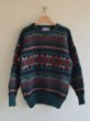 画像1: Iencraig Knitwear ウールニットセーター　 表記M  (1)