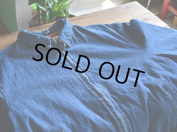 画像4: 1980s L.L.Bean チンスト付き中綿デニムジャケット  表記L  (4)